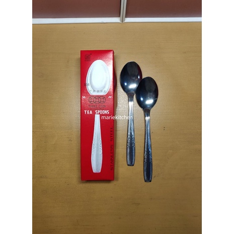 6PCS Sendok Teh Sendok Kue 335 Three Coins Stainless Original