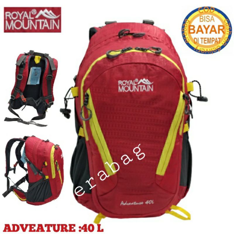 Tas camping tas outdoor tas gunung Royal Montain 40 liter 09428