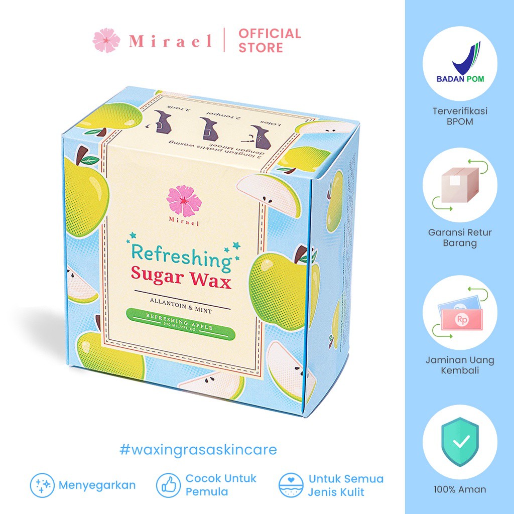 MIRAEL Refreshing Apple Sugar Wax Kit