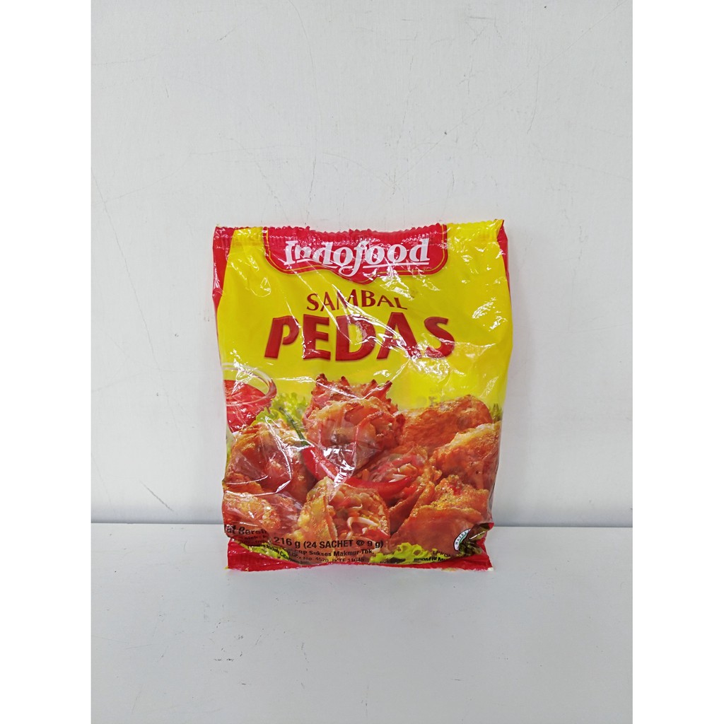 

Indofood Sambal Pedas 24 sachet x 9 gram