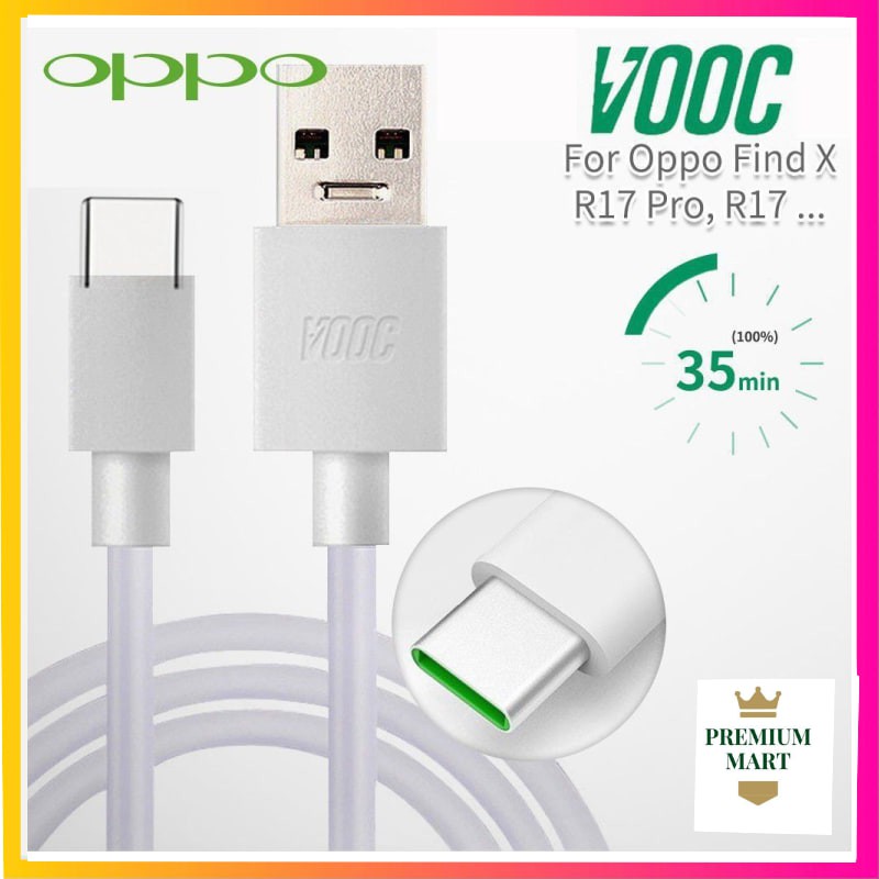 Kabel Data Fast Charging Oppo Vooc R17 type C usb Cable [PM]