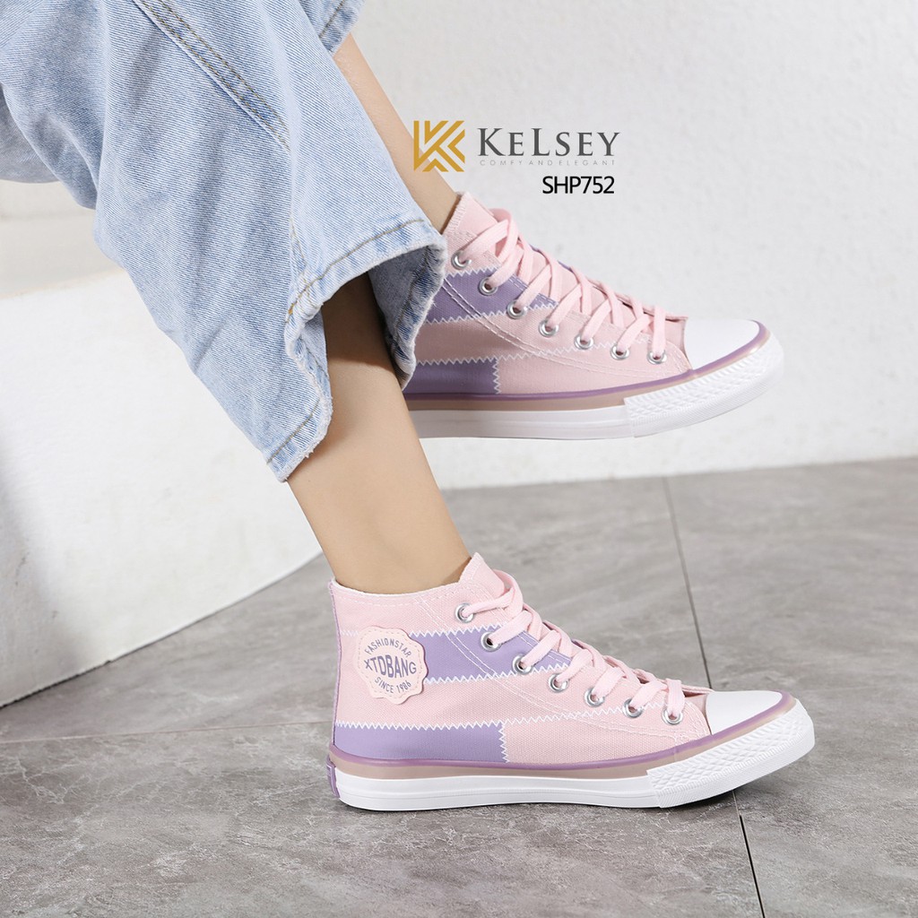 Sepatu Sneakers Kanvas Wanita Kelsey / Sepatu Kerja Anak Remaja Hingga Dewasa SHP752