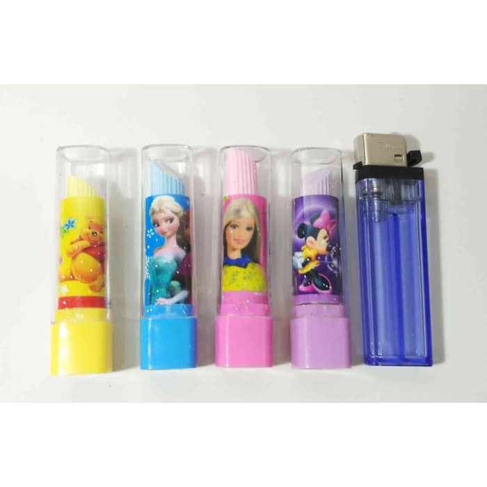 

MURAH PENGHAPUS UNIK MODEL LIPSTIK GAMBAR CARACTER LUCU MURAH MERIAH