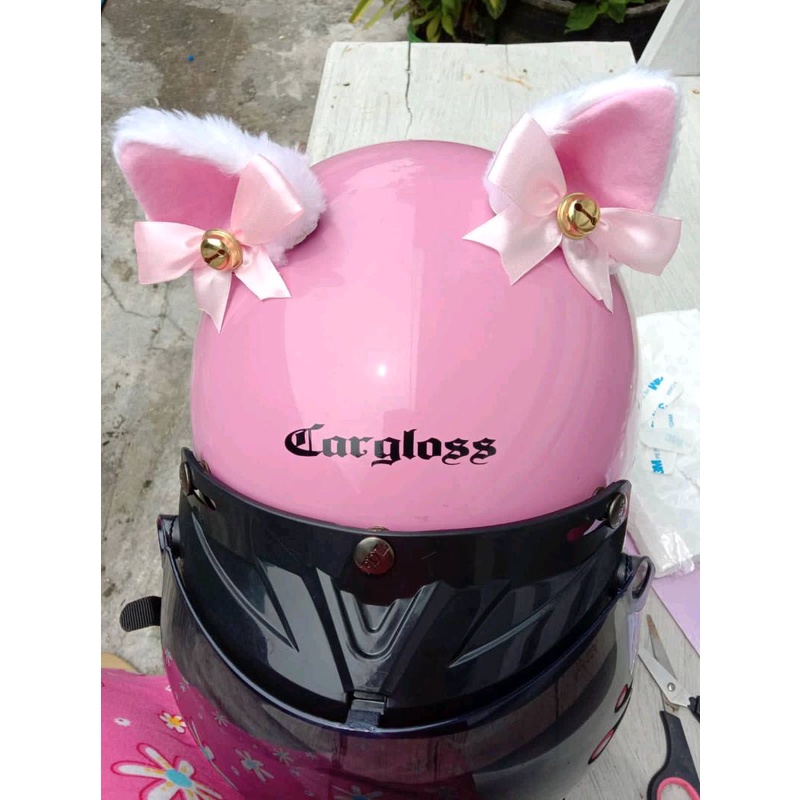 ✅KUPING KUCING / KUPING HELM NEKO / TELINGA HELM FULLFACE / HALF FACE NEKO / KUPING HELM / KUPING BA