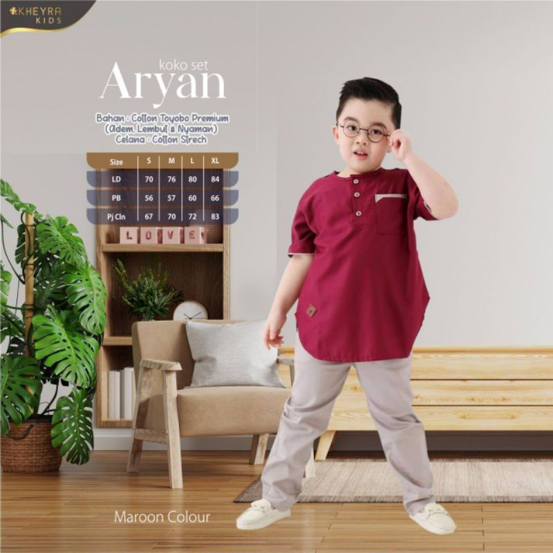 [READY Siap Kirim] ARSYAD ARYAN ARFAN SET KOKO ANAK ORI KHEYRA