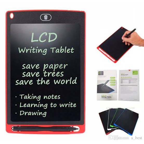 Lcd writing board 8,5&quot; / papan tulis anak