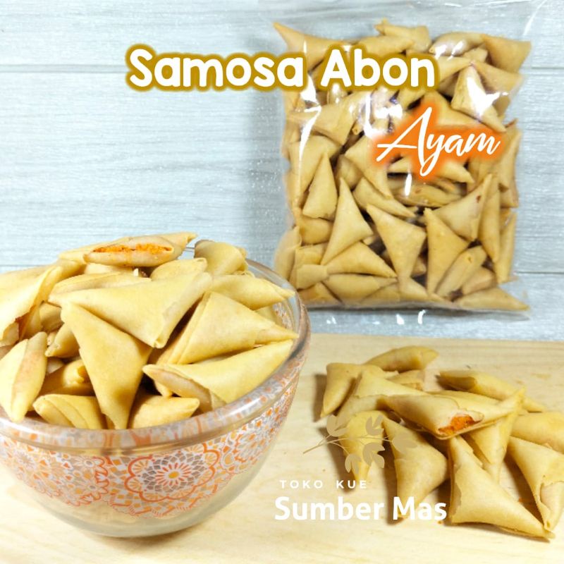 Samosa Kering isi Ayam berat 1 kg / Samosa Ayam / Snack Kiloan / Samosa Pedas Man