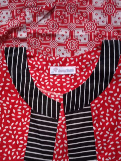 Longcardi Ayudia Cardi Batik Cantik Outer Batik Modern Seragaman Batik Formal Bolero List Kawung