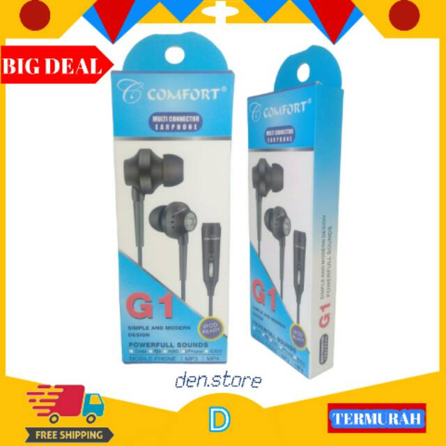 Handsfree / Headset Comfort G1 Megabass Powerfull Sound