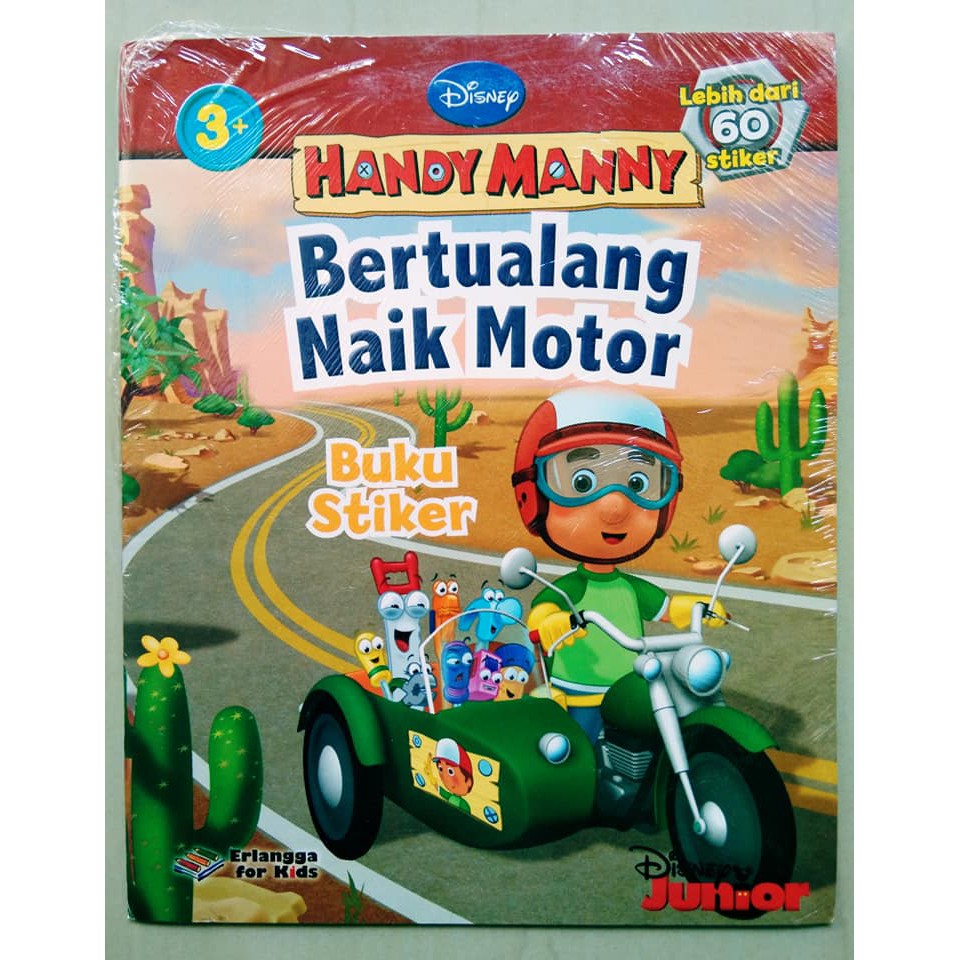 Buku Stiker Handy Manny: Bertualang Naik Motor