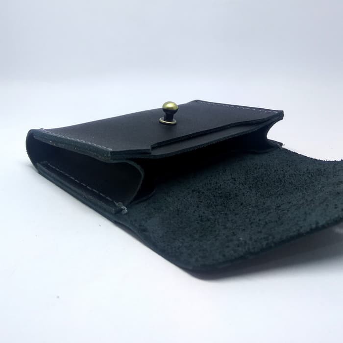 dompet kartu muat banyak model amplop simpel warna hitam - PHWL248