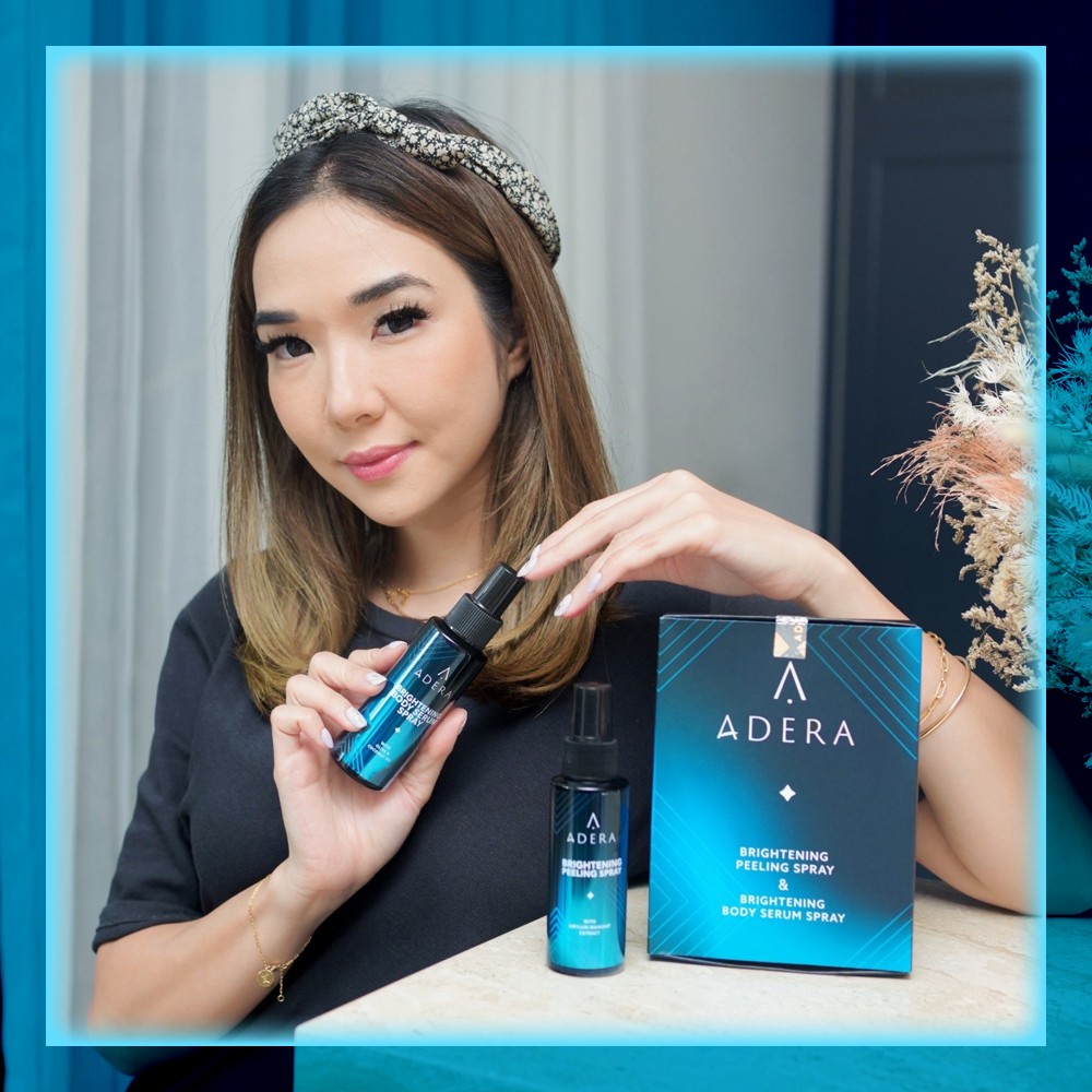 ADERA BRIGHTENING - ADERA BODY SERUM - ADERA KNIT TOP - ADERA BODY SPRAY - ADERA SERUM