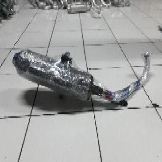 Jual   Knalpot Racing RAinbow Honda Vario 125 Old Leher Pelangi   - sperpart motor