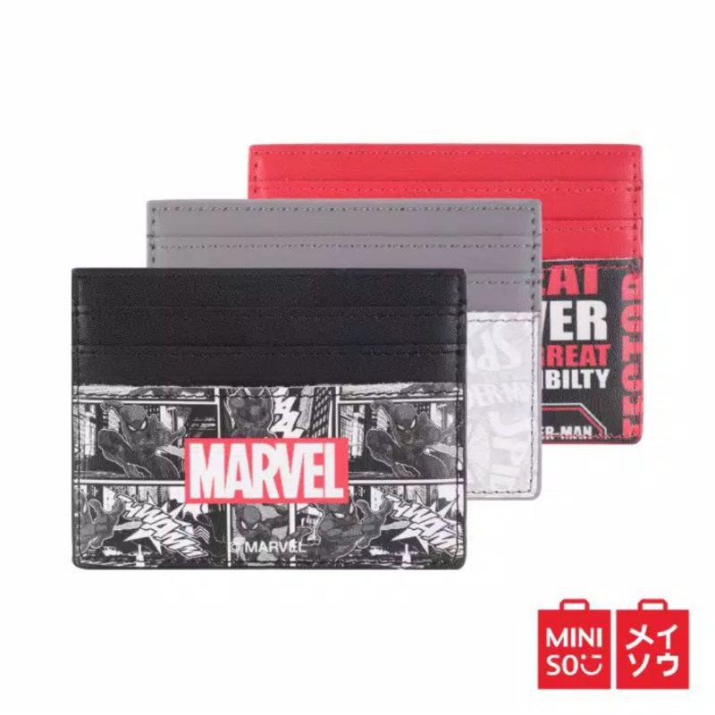 Dompet Kartu Miniso X Marvel