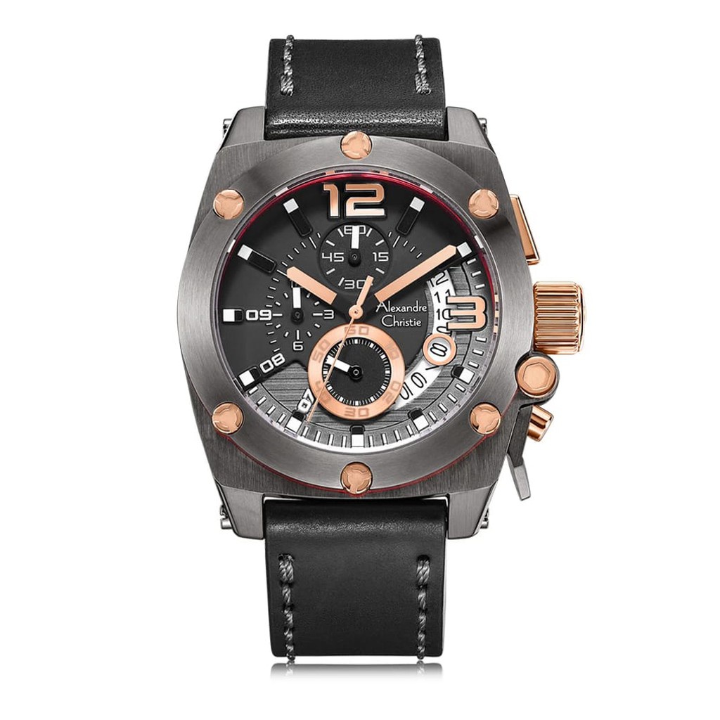 ALEXANDRE CHRISTIE AC 6456MC  JAM TANGAN PRIA ORIGINAL GARANSI RESMI