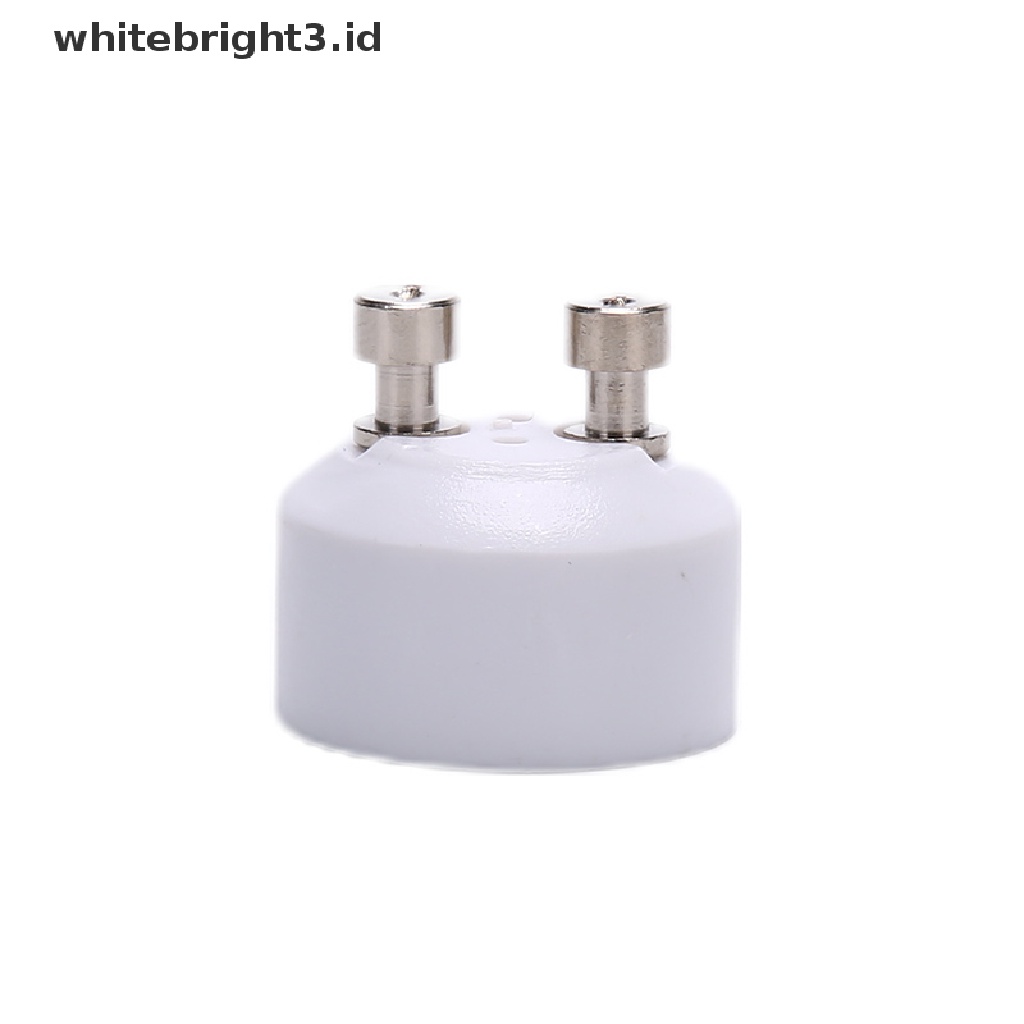 (whitebright3.id) Gu10 Ke MR16 Adapter Konverter Socket Base Lampu Halogen