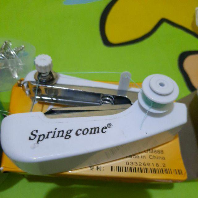 Mesin Jahit Portable Mini / Mesin Jahit Tangan / Spring Come