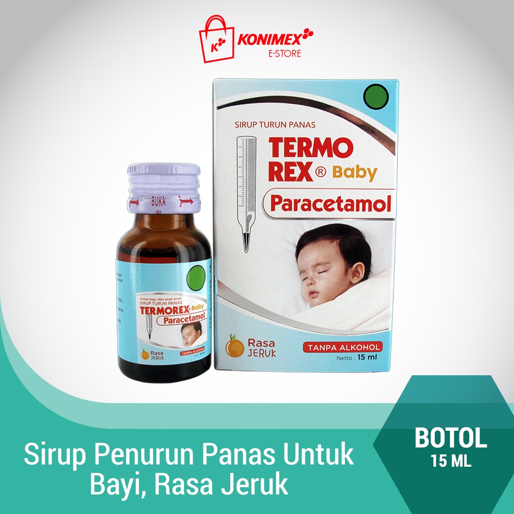 Termorex Baby Sirup Obat Penurun Panas Dosis Bayi 15 ml