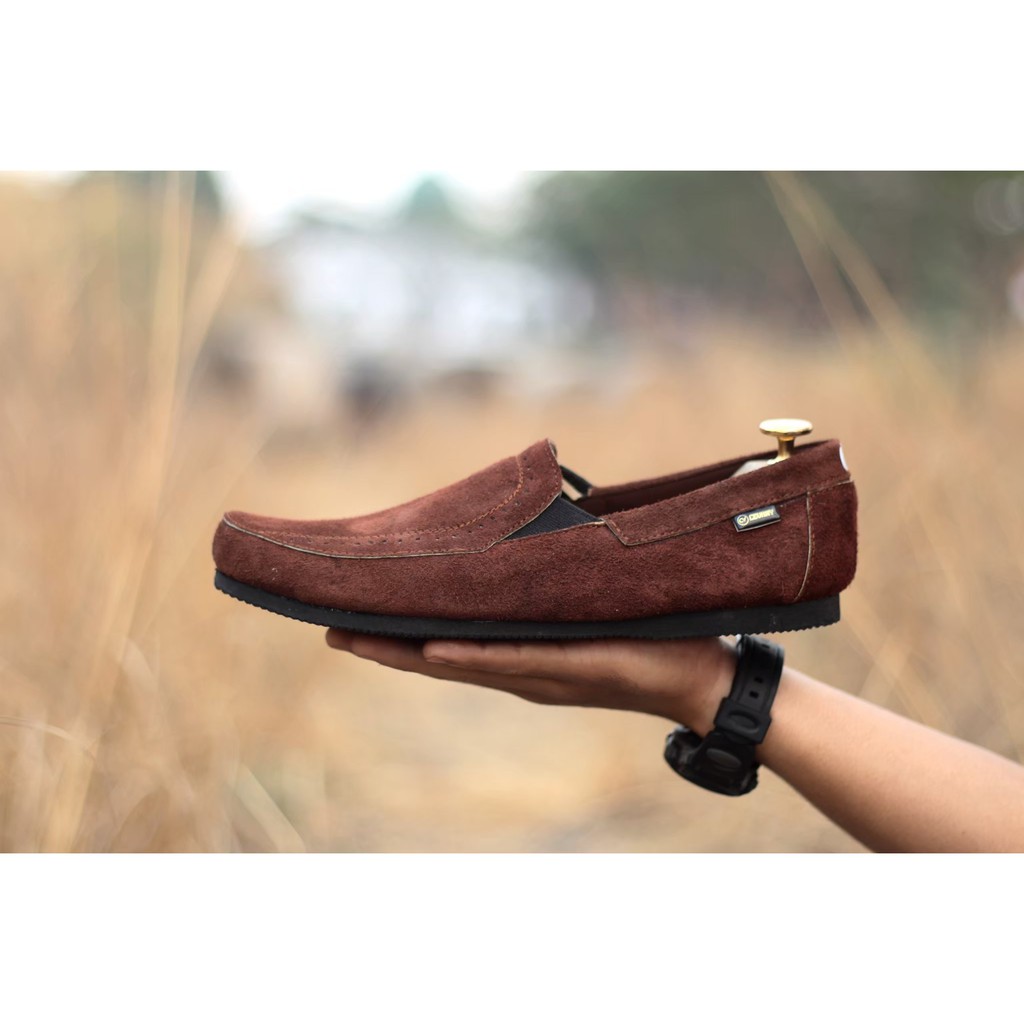 Sepatu Kasual Slip On Pria Cevany Jester Series Sol Karet Tidak Licin