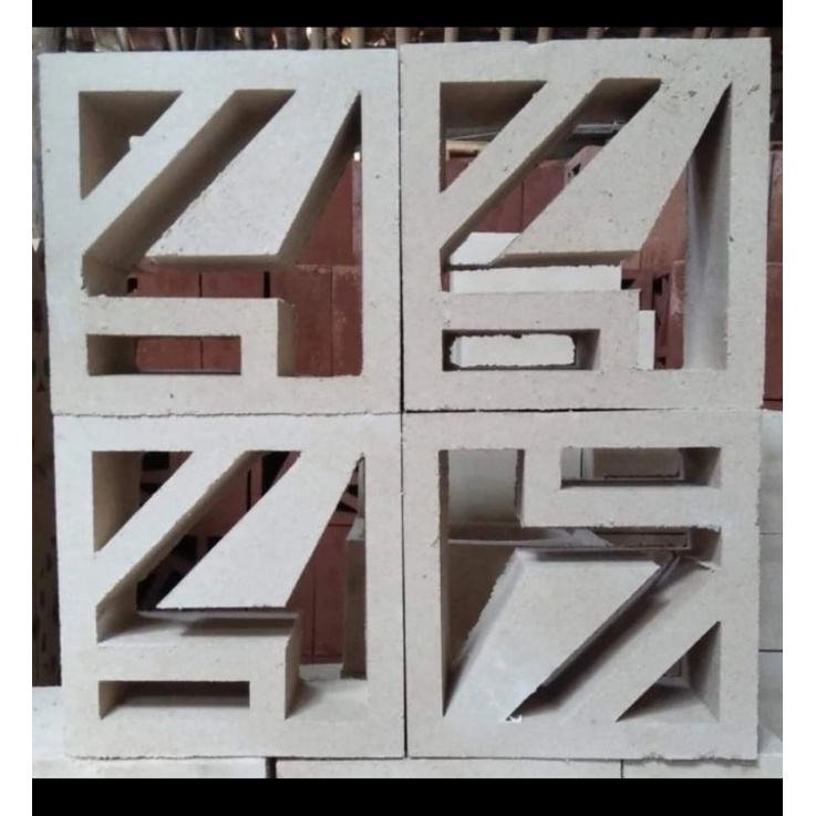 Roster beton minimalis jendela