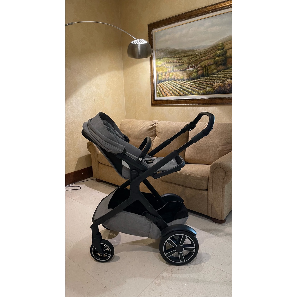 Stroller Nuna Demi Grow warna grey, bukan Stokke Xplory