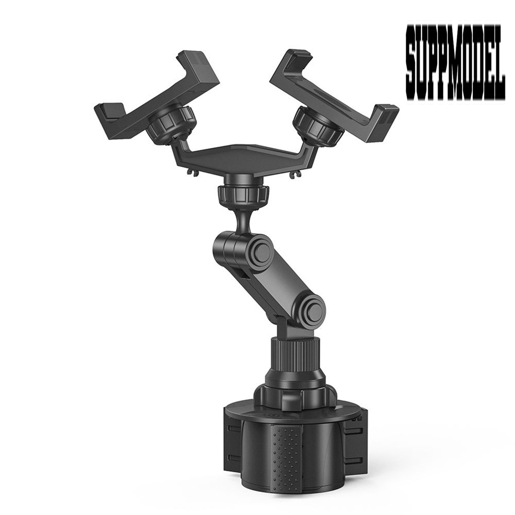 Stand Holder Handphone Universal Multifungsi Model Kepala Ganda Dapat Diputar Untuk Mobil