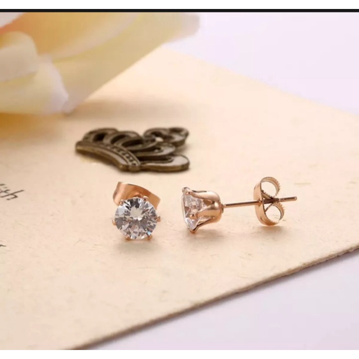 Anting wanita Titanium crystall swarovsķy