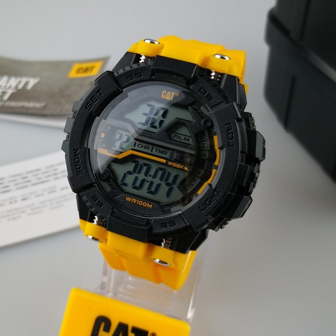 JAM TANGAN PRIA CATERPILLAR CAT OA.167.27.141 BOLT DIGITAL ORIGINAL