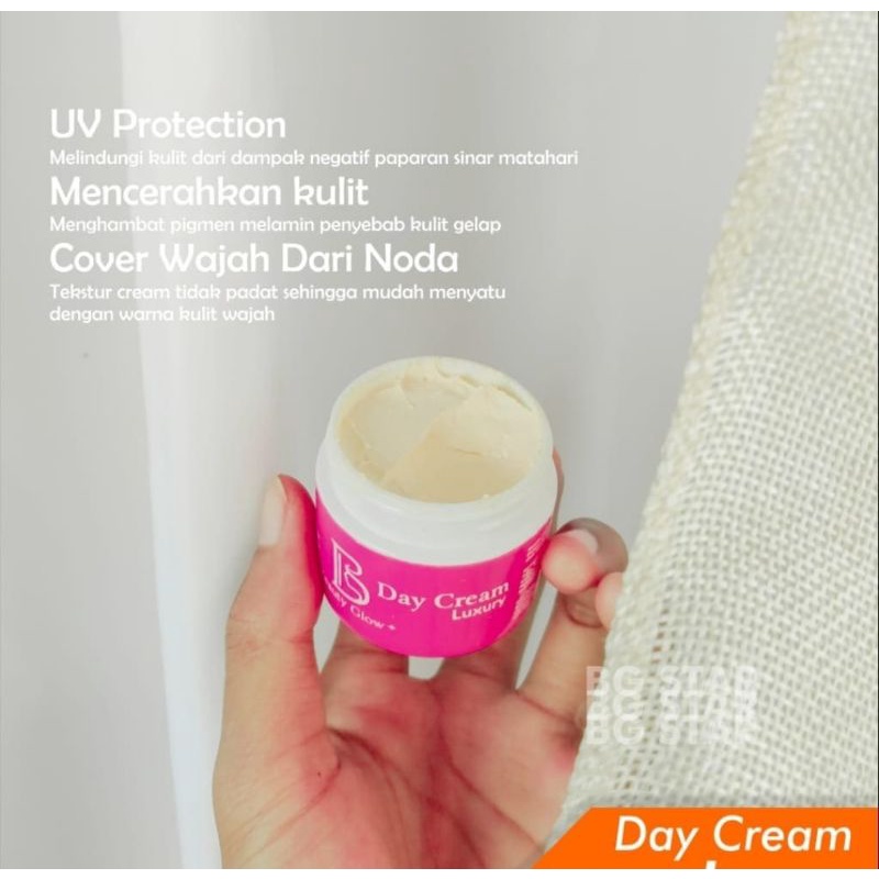 bg glow day cream / beauty glow day cream / suncare acne / suncare ivory