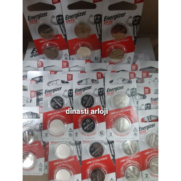 baterai energizer original buat / jam tangan /komputer/timbangan/remot mobil