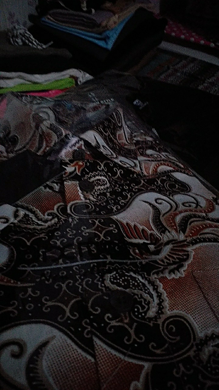 Kemeja Batik Pria Lengan Pendek Bs81 Katun Motif Modern Dixmont Semi Slimfit
