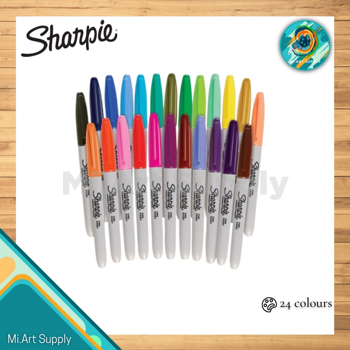 

Spidol SHARPIE UPC Permanent Marker 14 Colours - BLACK