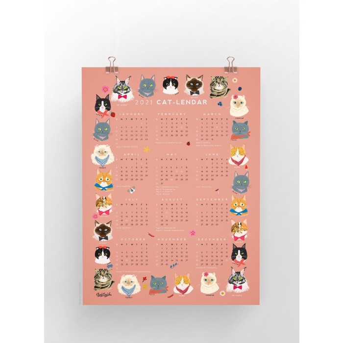 

READY Cat-lendar 2021 TERMURAH