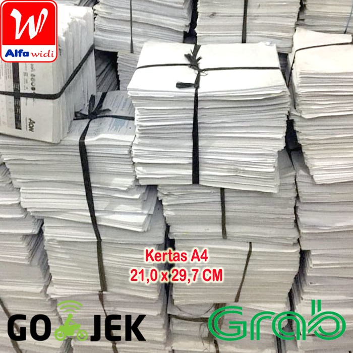 

10 Kg Kertas HVS Bekas Ukuran A4/F4 SATU SISI MASIH KOSONG RB9