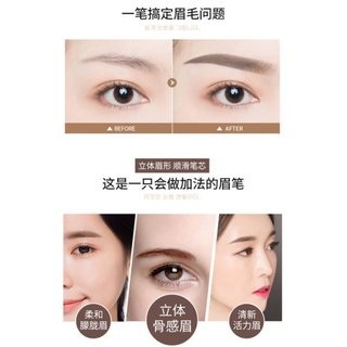 Beauty Jaya - Lameila 789 Eyebrow 2in1 Double Head Dawing Waterproof