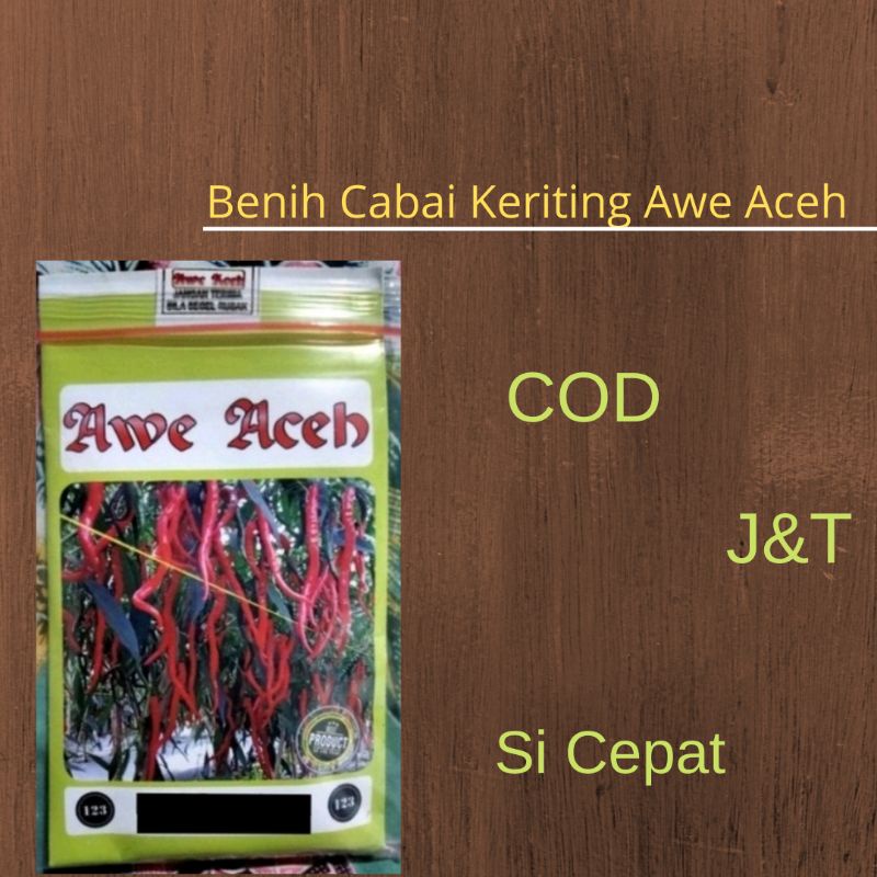 Benih Cabai Keriting Awe Aceh Kemasan 10gr Original Pabrik