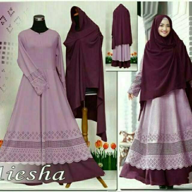 ORI EPROJECT GAMIS BERGO PESTA AIESHA SYARI 3 WARNA BAJU HIJABERS MUSLIM MURAH BAJU LEBARAN
