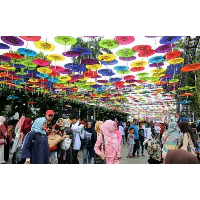 Payung Menari / Payung China / Payung Satin / Payung Geulis / Payung Tasikmalaya S