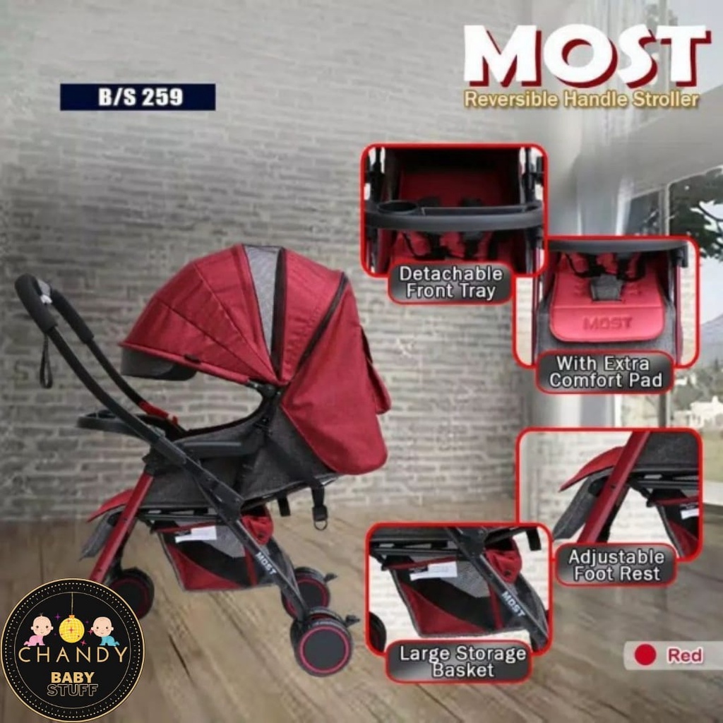 STROLLER BABY PLIKO CREATIVE MOST BS 259