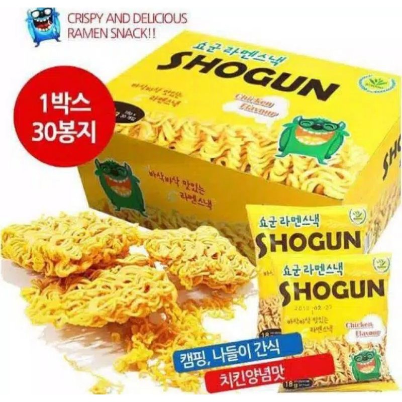 

per pcs Mie SHOGUN Korea / Mie Kaaro Spicy / Mie Kremes Shogun /Mie Shogun Soy