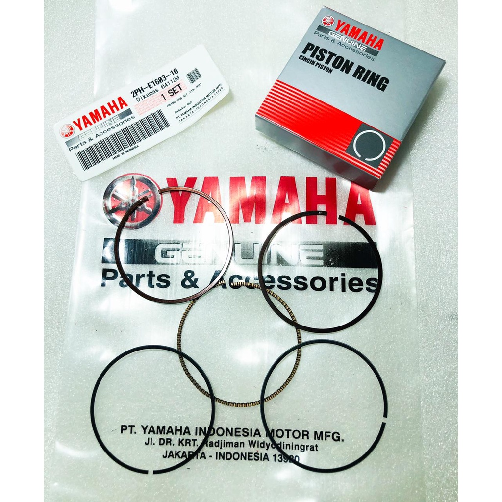 RING PISTON SEHER  MIO M3 FINO 125 MIO Z MIO S 2PH-E1603-10 ORIGINAL