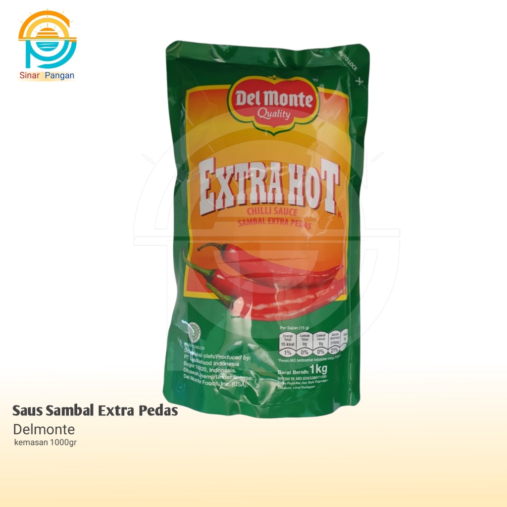 

Delmonte Saus Sambal Del Monte 1kg / Saos Sambel Del Monte 1 Kg