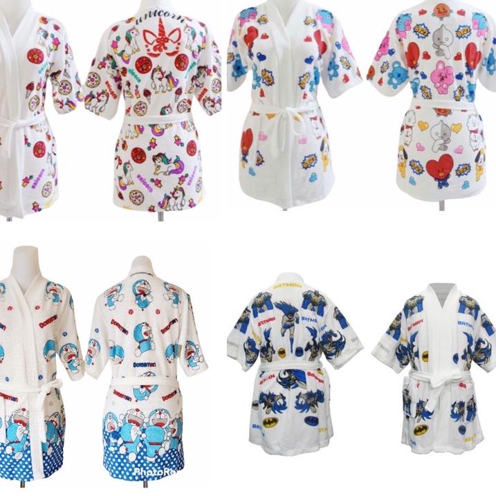 kimono handuk/kimono mandi/kimono handuk anak import bahan tebal