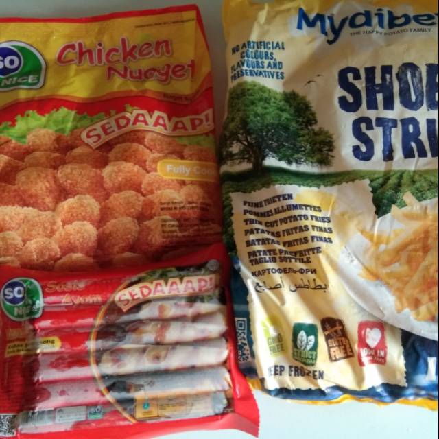 

Paket kentang nuget sosis