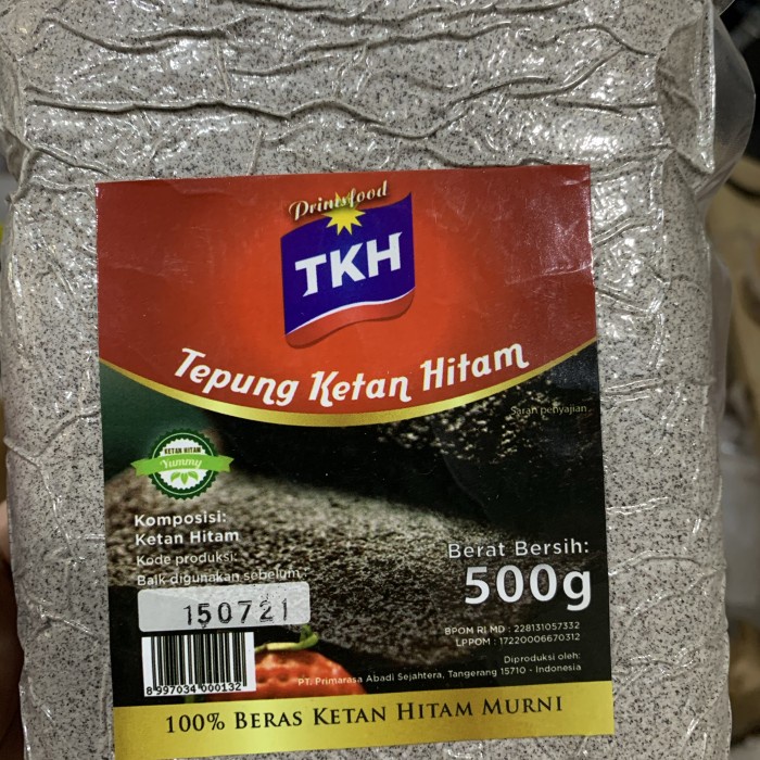 

D02D1 Tepung Ketan Hitam 500G Black Sticky Brownies Kukus Da01D100