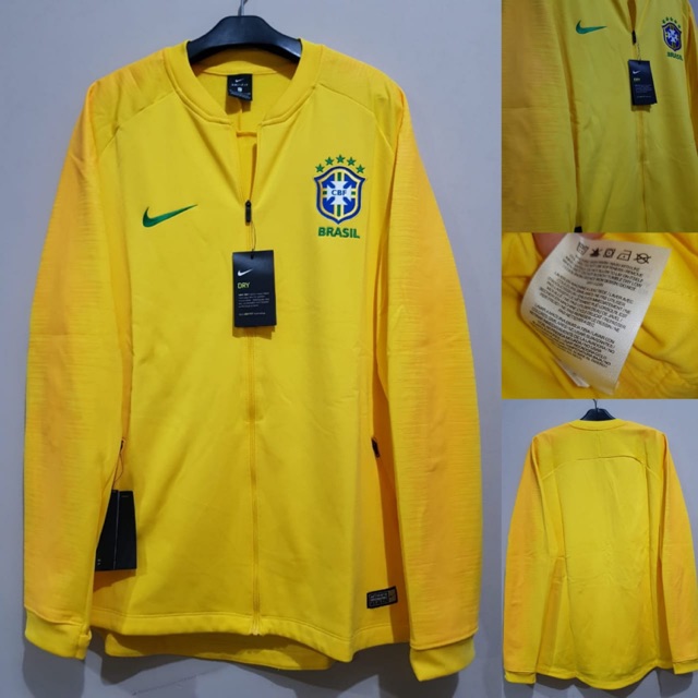 Jaket Brazil / jaket bola brazil / jaket nike brazil / jaket brazil Original
