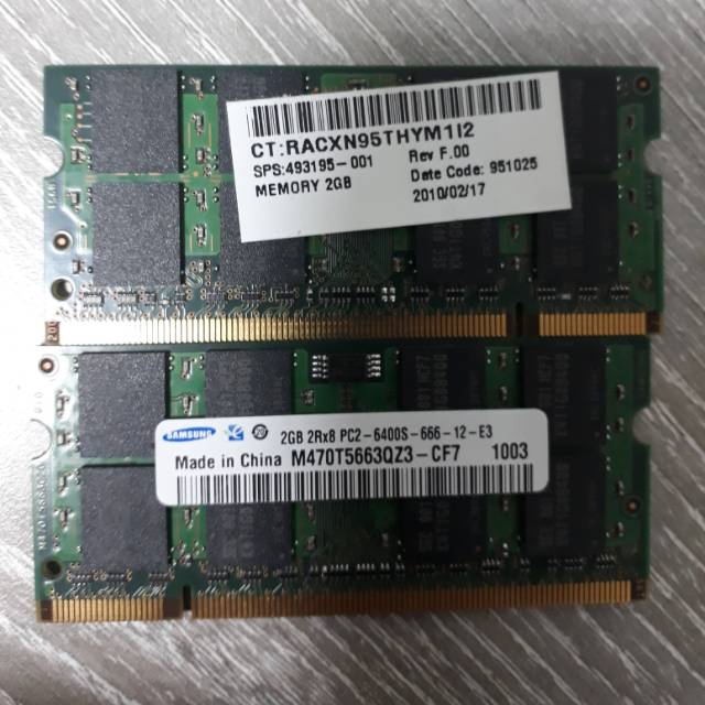 RAM DDR2 LAPTOP