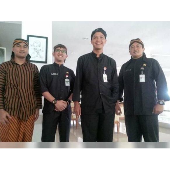 Paling Diminati.. Pakaian Adat Baju Samin Blora Set M-XXXXXL