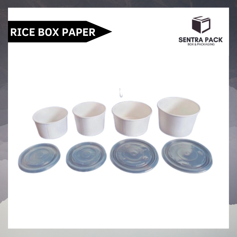 

Paper Bowl Putih / 650ml / 800ml / Rice Bowl