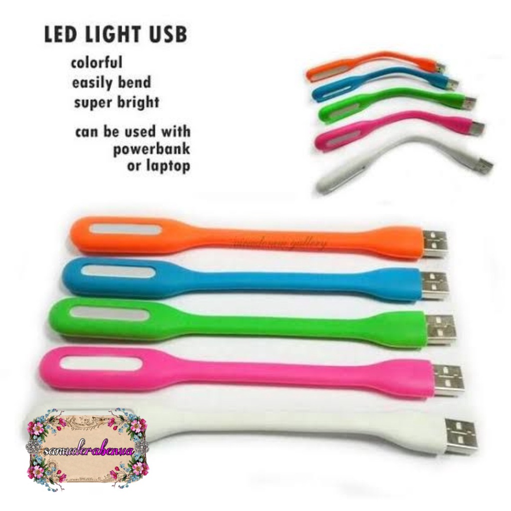 LAMPU LED SIKAT GIGI USB FLEXIBEL Emergensi/BACA/TIDUR/Emergeny Lamp TERANG NON PACKING ORIGINAL SB2971